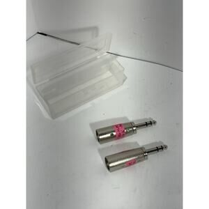 Lot Of 2 GXP-246 XLR Male‎ to 1/4 inch TRS Male Adapter